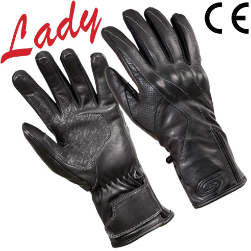 Germot Damen Motorradhandschuhe MISS PRO atmungsaktiv windabweisend mit CE