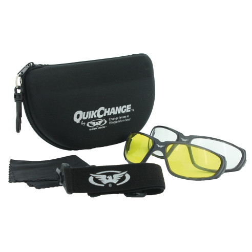 Modeka Brille Quick Change Kit Klar / Gelb / Stark Getönt