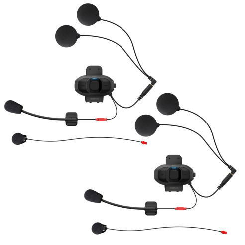 Sena Headset SF1 Motorrad mit Bluetooth 5.1 für Fahrer-Sozius 2-Wege Kommunikation