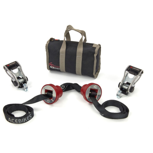 Acebikes CapStrap Transport-Befestigungssystem für original BMW-Motorradfelgen
