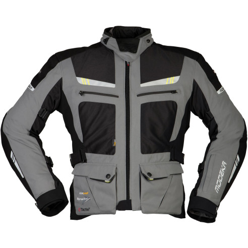 Modeka 3in1 Motorradjacke AFT AIR mit extrem guter Belüftung Sympatex-Membrane und SAS-TEC Protektoren inkl. Steppjacke