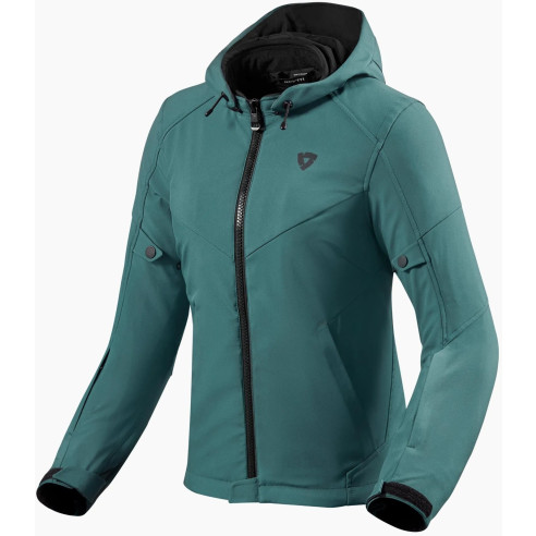 REV'IT! Motorradjacke AFTERBURN H2O LADY Damen CE wasserdicht mit Thermofutter und Protektoren