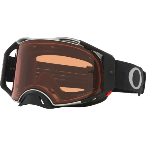 Oakley Motocross Brille AIRBRAKE MX Tuff Blocks Black Gunmetal mit Prizm Bronze Gläsern