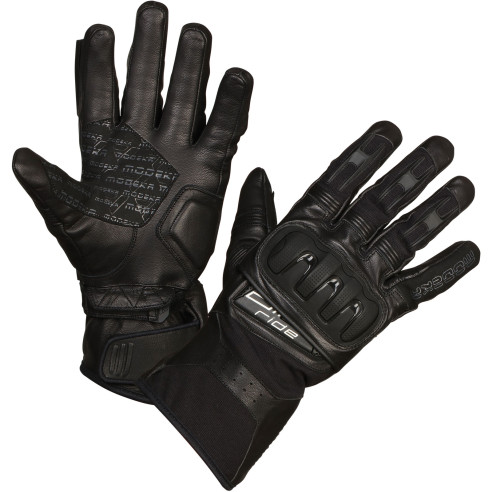 Modeka Motorradhandschuhe AIR RIDE DRY wasserdicht Leder Tactel Porelle-Membrane mit CE