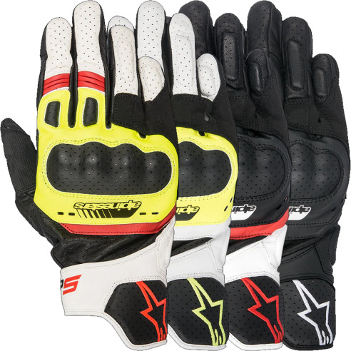 Alpinestars Motorradhandschuhe SP-5 wasserdicht atmungsaktiv Leder