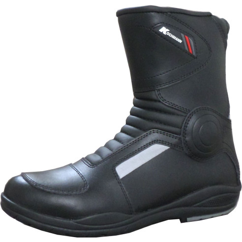 Kochmann Motorradstiefel ARENA wasserdicht Leder mit Hipora-Membrane Knöchelverstärkung und Reflektor