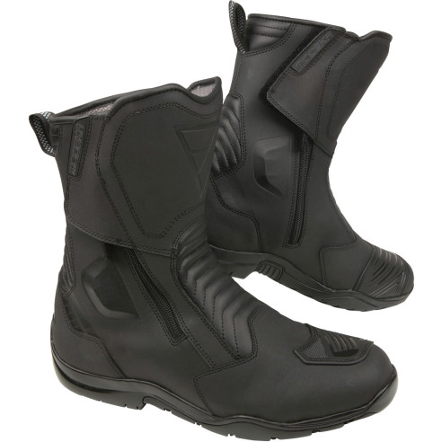 Modeka Motorradstiefel ARUNAS Leder wasserdicht Hipora doppelter Reißverschluss Mesh CE