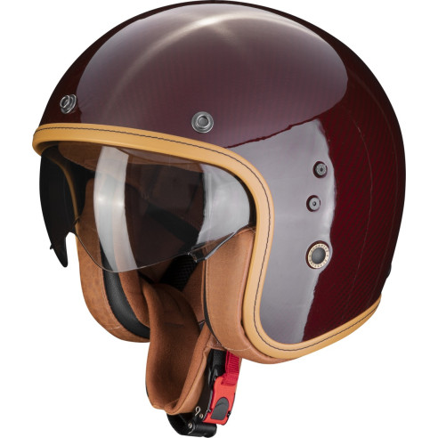 Scorpion Jethelm BELFAST EVO CARBON extrem leicht ECE 22.06 mit Sonnenblende