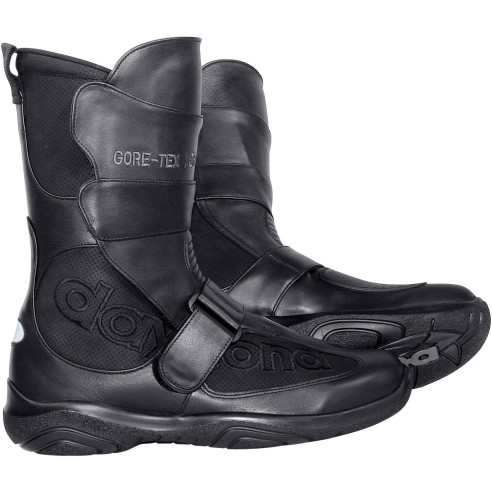 Daytona Gore-Tex Motorradstiefel BURDIT GTX Sommer Leder CE wasserdicht mit Anziehhilfe