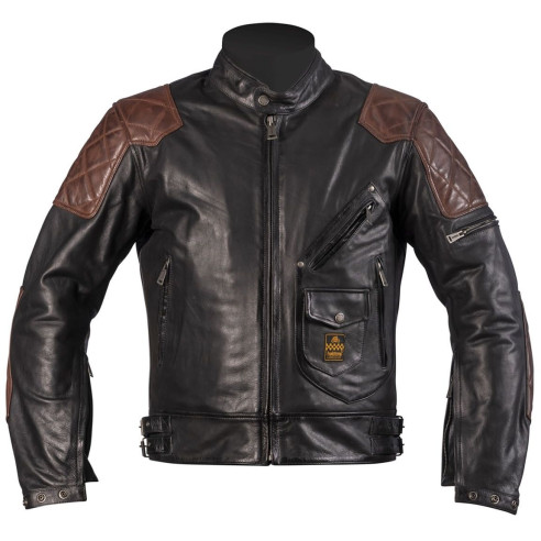 Helstons Lederjacke CHUCK Motorradjacke im Vintage-Look