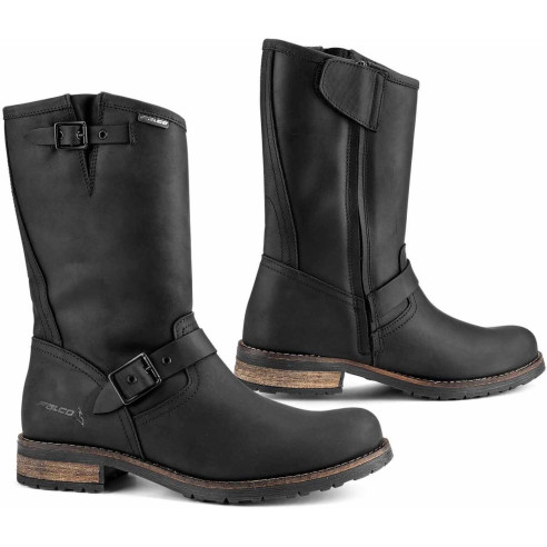 Falco Motorradstiefel BRAVE 2 Leder robust mit Reißverschluss