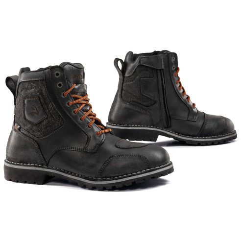 Falco Motorradstiefel RANGER 2 wasserdicht Leder Goodyear-Sohle CE mit D3O Protektoren