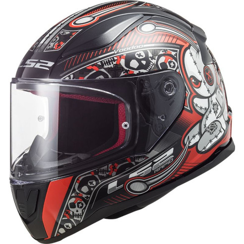 LS2 Kinder-Integralhelm FF353J RAPID MINI mit verstärktem Kinnriemen