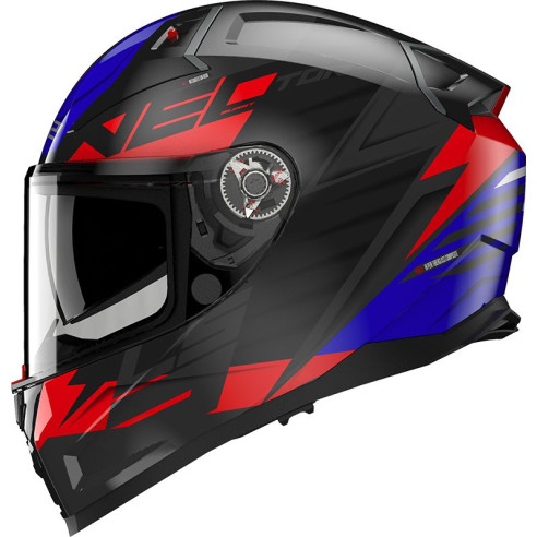 LS2 Integralhelm FF811 VECTOR II 2 Fiberglas mit Sonnenblende und Max Vision Pinlock ECE 22.06