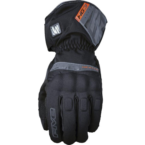FIVE Motorradhandschuhe HG3 WP beheizt wasserdicht CE Hipora reflektierend Stretch