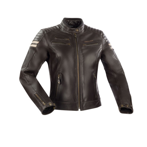 Segura Motorradjacke FUNKY LADY für Damen Leder CE AAA mit Thermofutter