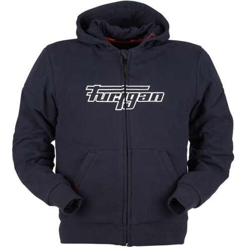 Furygan Motorrad-Hoodie LUXIO EVO Sweatshirt Aramid mit Kapuze CE D3O Protektoren