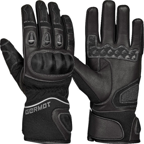 Germot Sommer Motorradhandschuhe MIAMI PRO atmungsaktiv mit CE