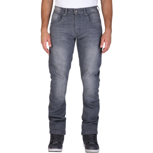Modeka Motorradjeans GLENN II 2 Aramid Denim Stretch Hose mit CE A inklusive Knieprotektoren