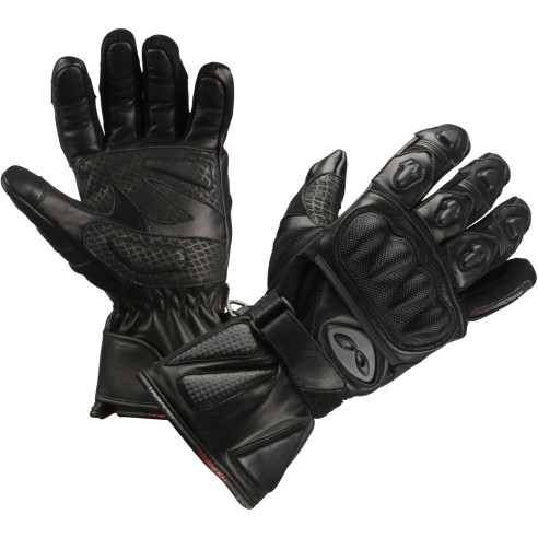 Modeka Motorradhandschuhe GOBI TRAVELLER II 2 Leder Stretch Touch Tip mit CE