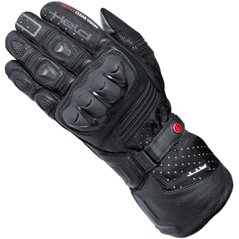 Held Gore-Tex Motorradhandschuhe AIR N DRY Leder Cordura Sommer wasserdicht mit Gore 2in1 Technologie