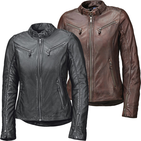 Held Damen Lederjacke SABIRA mit CE Clip-In-Technologie Satin-Futter und SAS-TEC Protektoren
