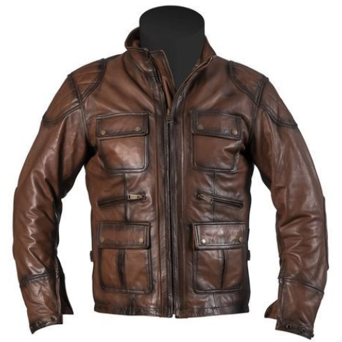 Helstons Lederjacke HUNT mit Baumwollfutter