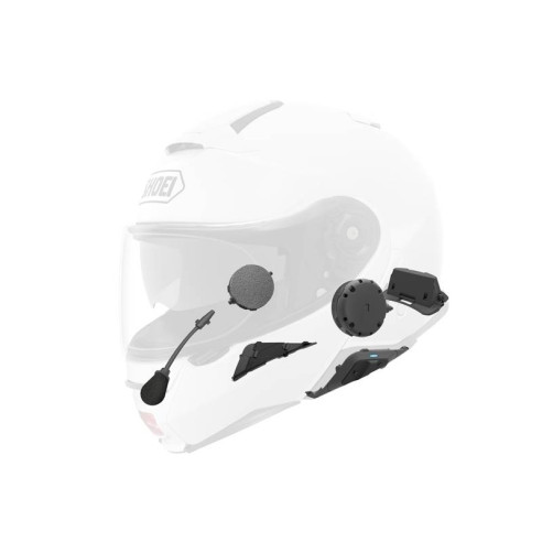 Shoei SRL 2 Motorrad-Headset für Helme GT-Air II 2 J-Cruise II 2 und Neotec II 2 Bluetooth Interkom Kommunikationssystem