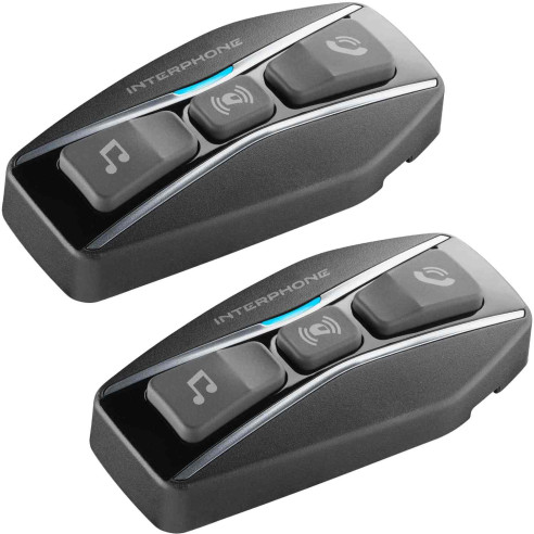 Interphone U-Com 4 Motorrad-Headset HD-Lautsprecher Bluetooth