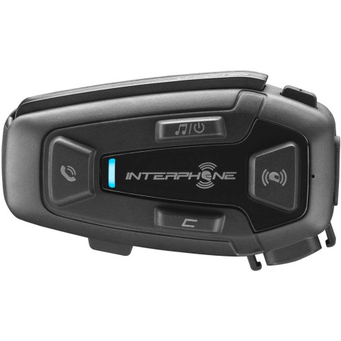 Interphone U-Com 8R Motorrad-Headset Gruppen-Mesh 2.0 Bluetooth 40mm HD-Lautsprecher
