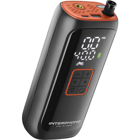 Interphone Smart Air Pump Luftpumpe 4000mAh Akku-Luftkompressor Powerbank und Licht