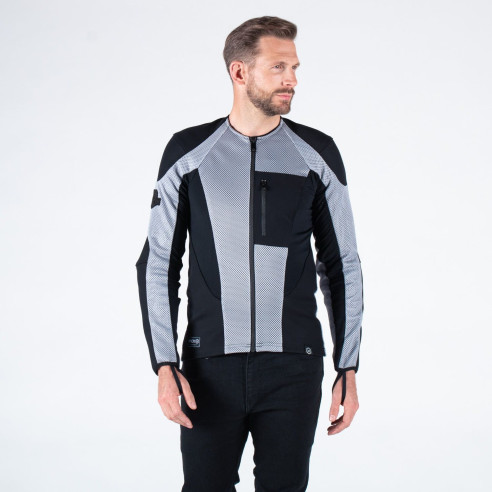 Knox Protektorenshirt URBANE PRO MK2 für Herren CE mit Micro-Lock Protektoren
