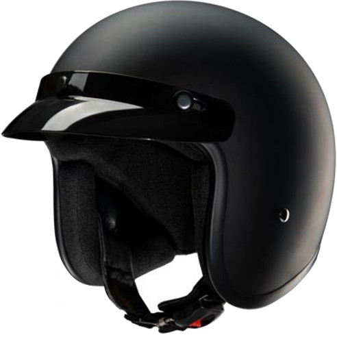 Redbike Jethelm RB-674 Oldtimer Retro Helm kleine Schale ohne ECE inkl. Helmschirm
