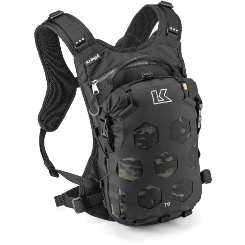 Kriega Trail 9 Adventure-Rucksack Motorrad 9 Liter ergonomisch mit QuadLoc-Lite