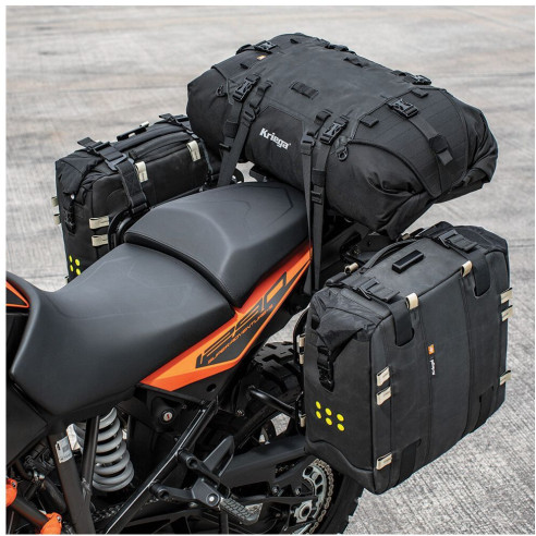 Kriega Hecktasche US-40 DRYPACK mit Cordura 40 Liter wasserdicht Motorrad-Gepäcktasche mit zwei Eingängen