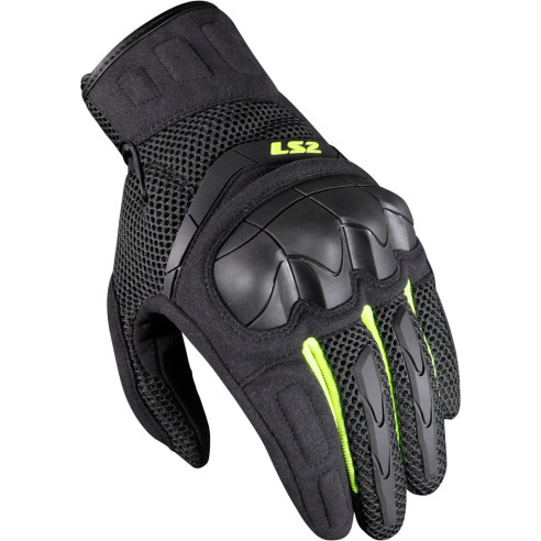 LS2 KUBRA MAN Motorradhandschuhe CE 3D-Mesh vorgekrümmt Klett