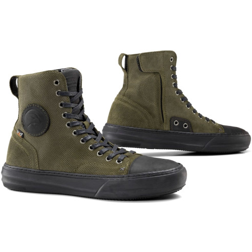 Falco Motorradschuhe LENNOX 2 für Herren Leder Sneaker CE mit D3O Protektoren