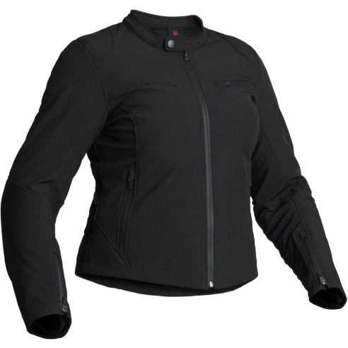 Lindstrands Damen-Motorradjacke FRYKEN Softshell Pilotenjacke CE A mit Protektoren wasserabweisend