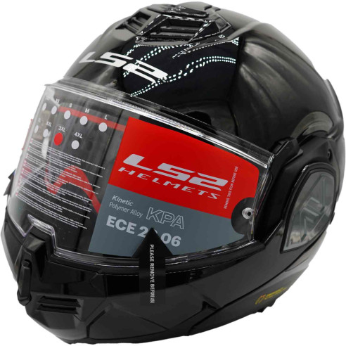 LS2 Klapphelm FF906 ADVANT Modularhelm ECE 22.06 P/J Homologation 180 Grad Kinnteil Sonnenblende Pinlock