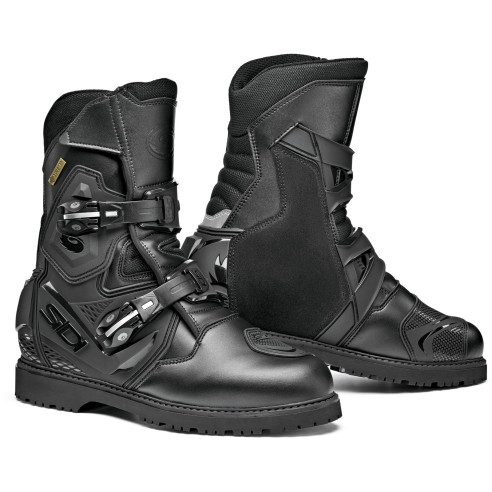 SIDI Motorradstiefel MID ADVENTURE 2 Gore-Tex Leder halbhoher Tourenstiefel CE wasserdicht
