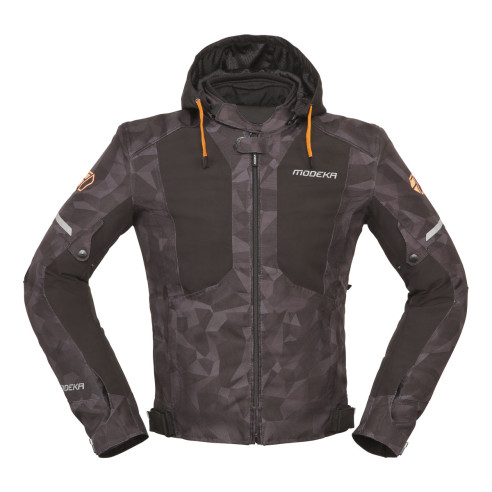 Modeka Softshell-Motorradjacke JAKSON mit Protektoren CE AA AirVent wasserdicht Humax Stretch