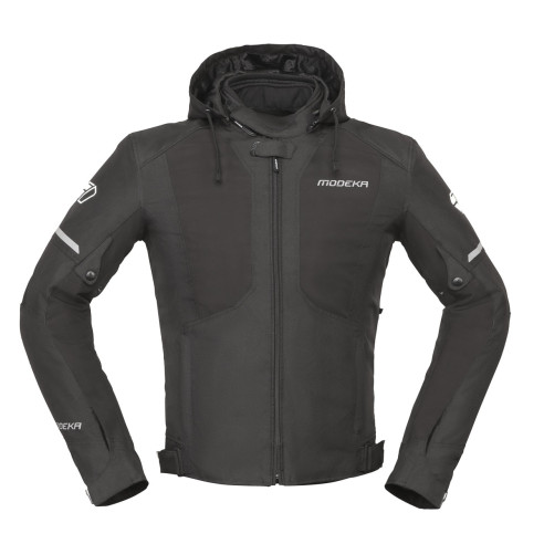 Modeka Softshell-Motorradjacke JAKSON mit Protektoren CE AA AirVent wasserdicht Humax Stretch