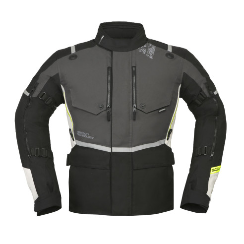 Modeka Motorradjacke TROHN Stretch CE AA Cordura wasserdicht mit Protektoren