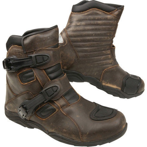 Modeka Motorradstiefel MUDDY TRACK EVO II 2 Leder wasserdicht Hipora CE Weitenverstellung
