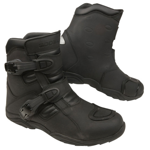 Modeka Motorradstiefel MUDDY TRACK EVO Leder wasserdicht Hipora CE Weitenverstellung