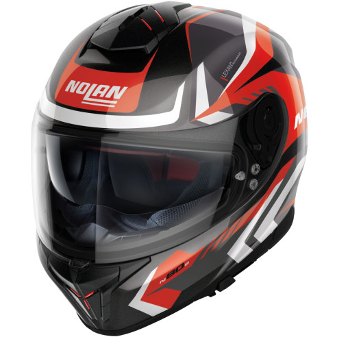 Nolan Integralhelm N80-8 Rumble mit Ultra-Wide Visier Pinlock Sonnenblende ECE 22.06