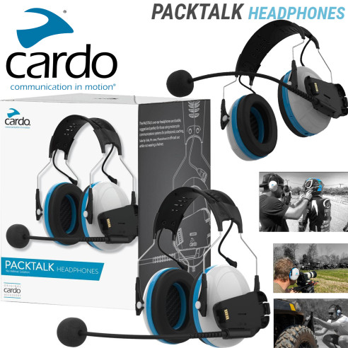 Cardo Systems PACKTALK Kopfhörer mit Geräuschunterdrückung und HD-Sound