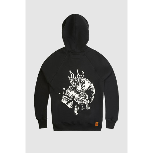 Pando Moto Motorrad-Hoodie KYLE IGNITION Kapuzenpullover Regular Fit