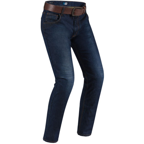 PMJ Motorradjeans DEUX Denim CE AAA inklusive Ledergürtel und Protektoren