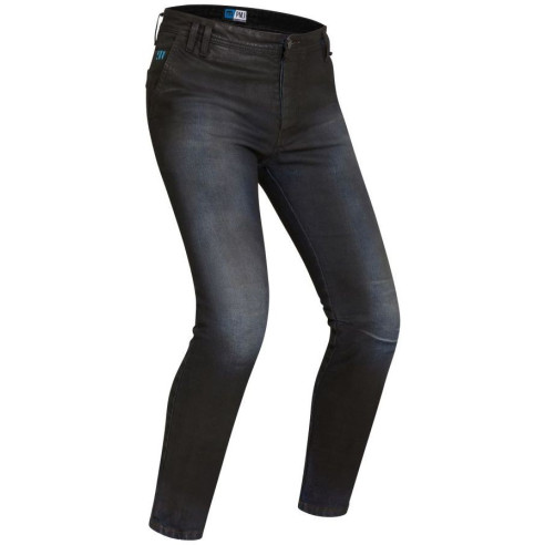 PMJ Motorradjeans RUSSEL TARMAC Single-Layer Slim-Fit CE A inklusive Protektoren